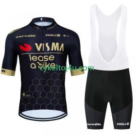 Visma Lease A Bike Black Cykeltrøje + Bib Cykelshorts 2024